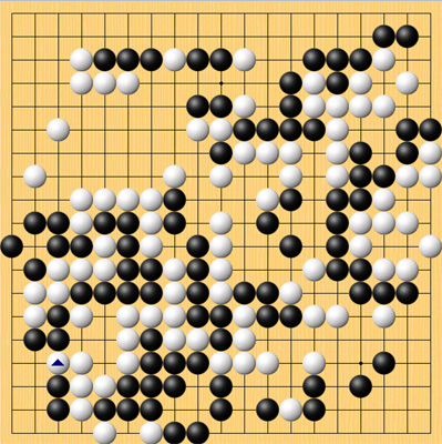第4回大和証券杯ネット囲碁レディース2回戦桑原―万波戦