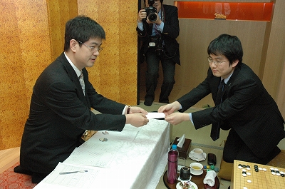 34期棋聖戦第1局封じ手の局面