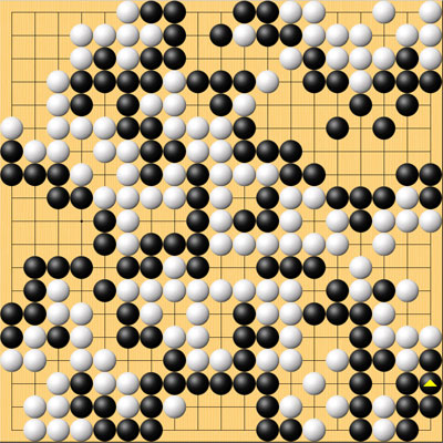 第18期女流棋聖戦第2局終局図